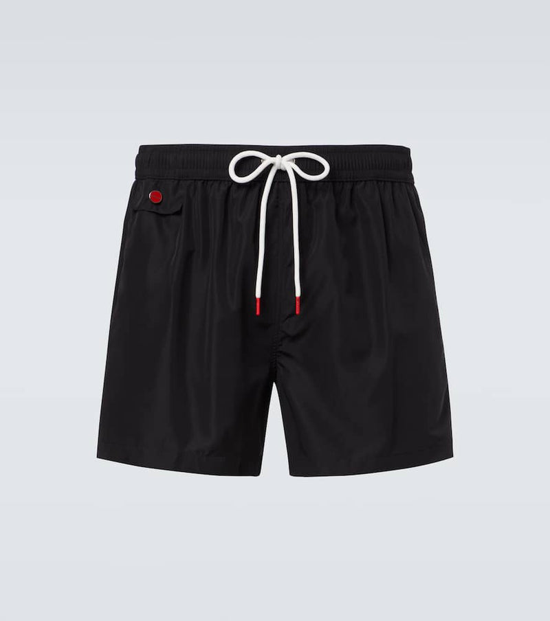 Kiton Logo swim trunks