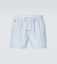 Kiton Logo swim trunks