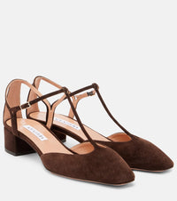 Aquazzura Sorbonne 35 suede pumps