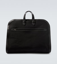 Brioni Leather-trimmed garment bag