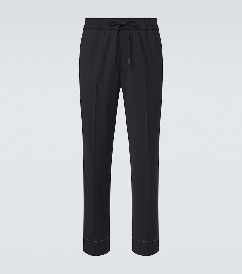 Brioni Asolo wool straight pants
