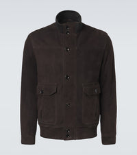 Brioni Suede bomber jacket