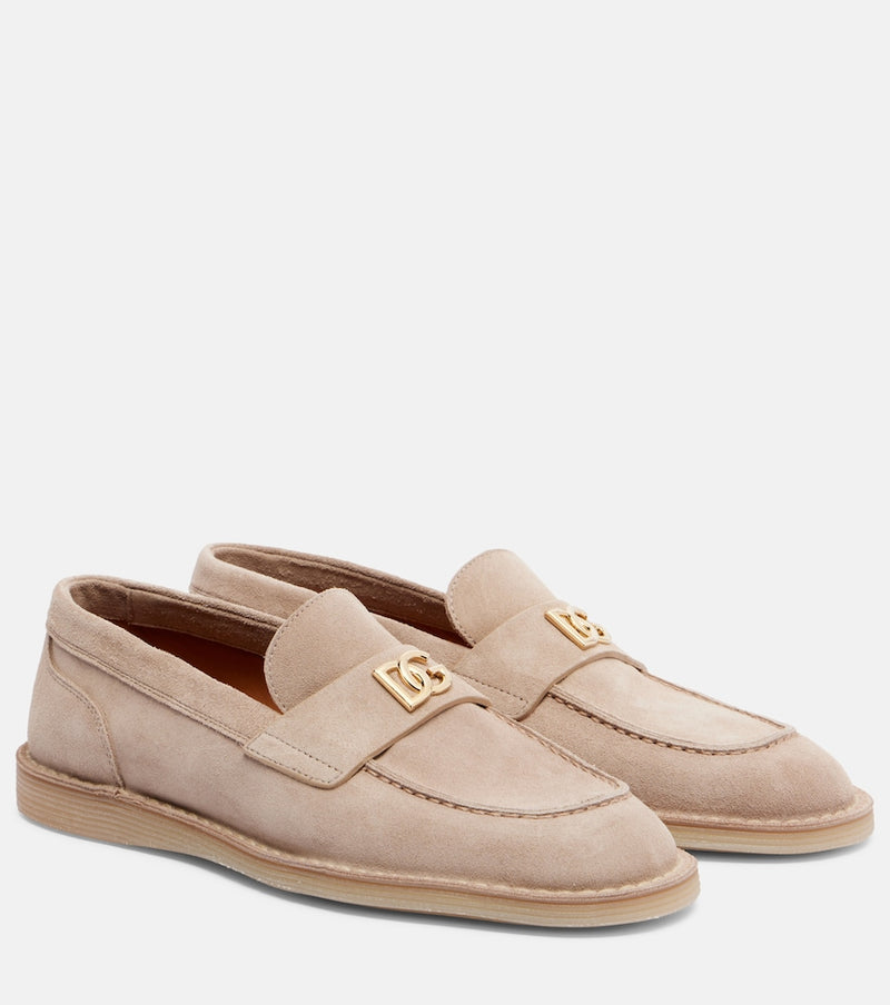 Dolce & Gabbana DG suede loafers