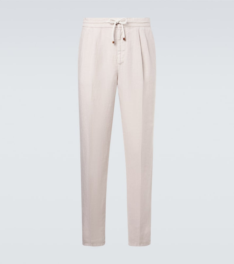 Brunello Cucinelli Linen tapered pants