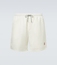 Brunello Cucinelli Logo swim trunks