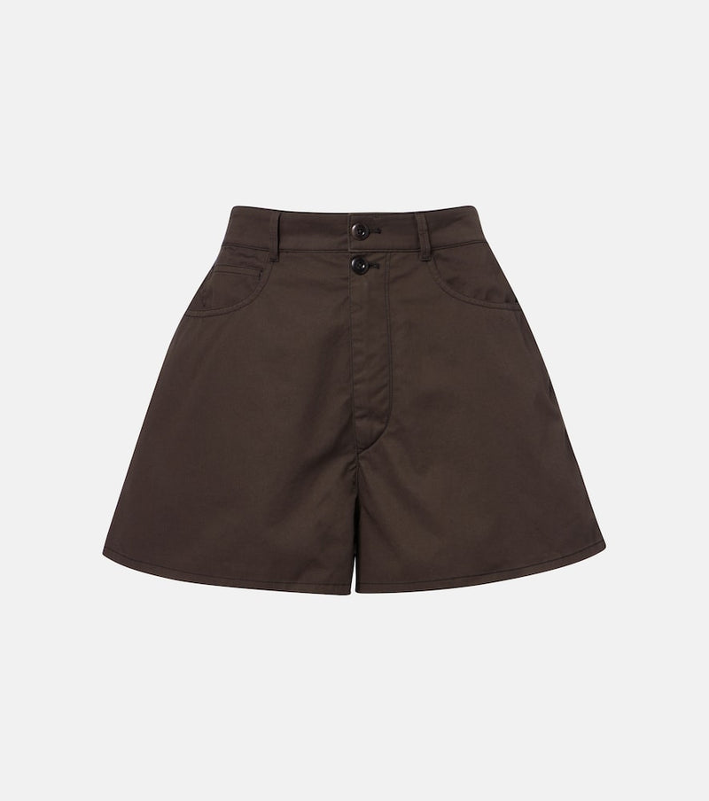 Lemaire Cotton twill shorts