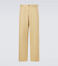 Loro Piana Fuji cotton twill straight pants