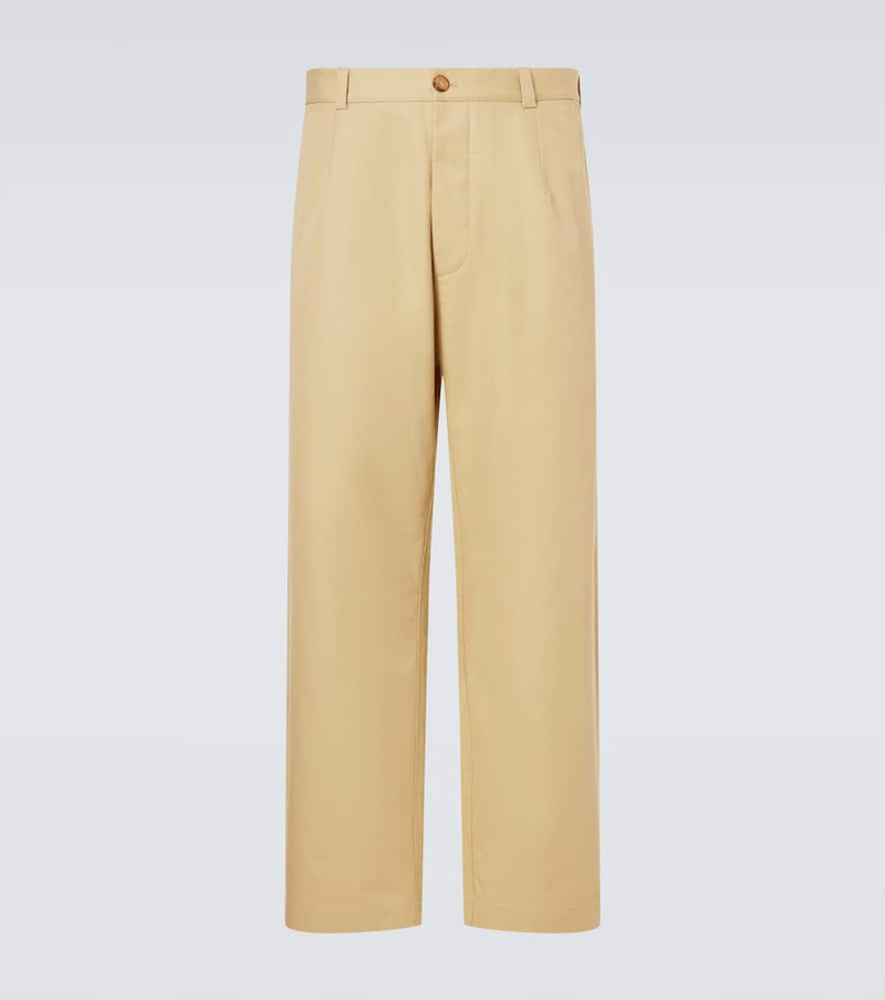 Loro Piana Fuji cotton twill straight pants