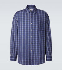 Our Legacy Borrowed checked cotton shirt