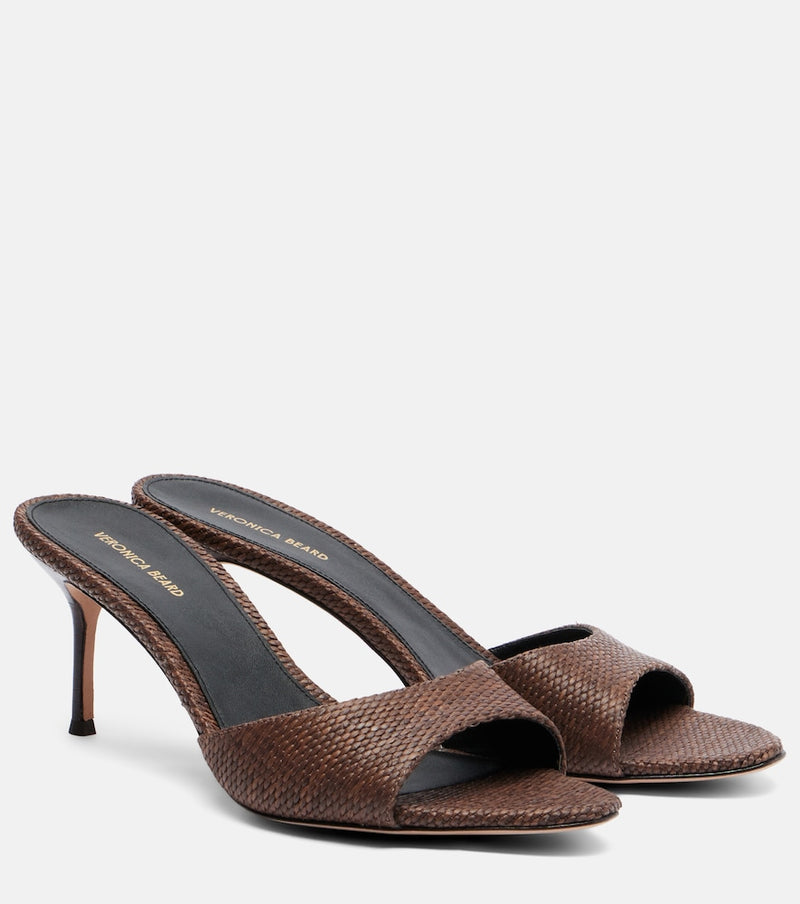 Veronica Beard Woven mules