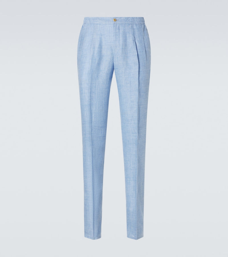 Rubinacci Linen slim pants