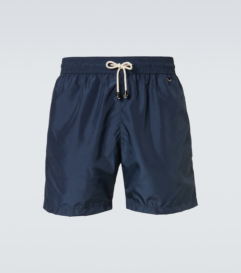 Rubinacci Satin swim trunks