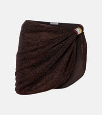 Oseree Lumiere ring-detail beach cover-up