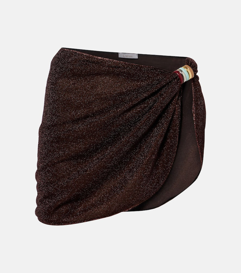 Oseree Lumiere ring-detail beach cover-up