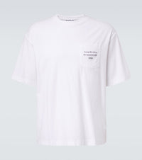 Acne Studios Logo cotton and hemp jersey T-shirt