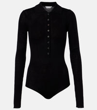 The Frankie Shop Solana wool, silk, and cashmere bodysuit