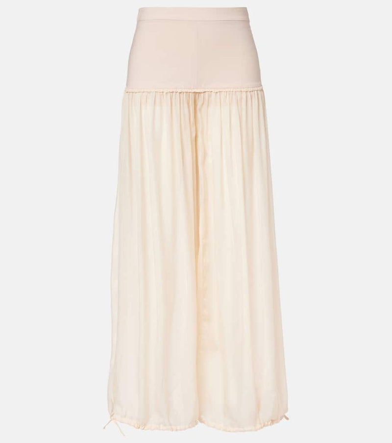 Nensi Dojaka Mid-rise wide-leg pants
