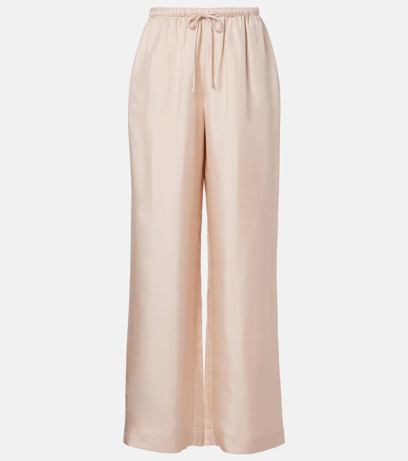 Rohe Silk twill wide-leg pants