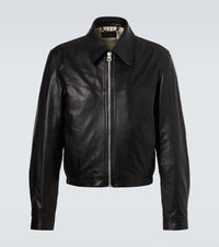 Lemaire Leather blouson jacket