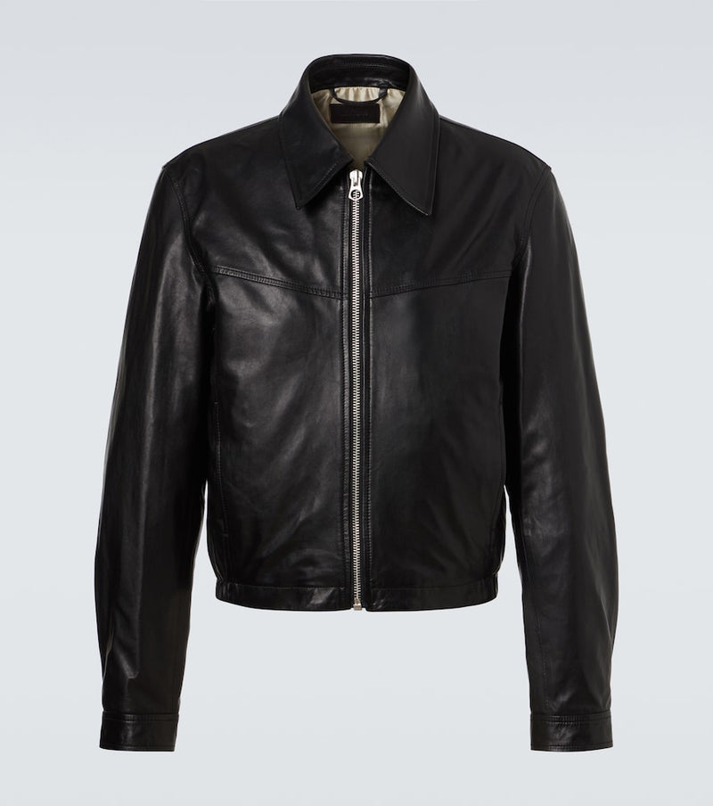 Lemaire Leather blouson jacket