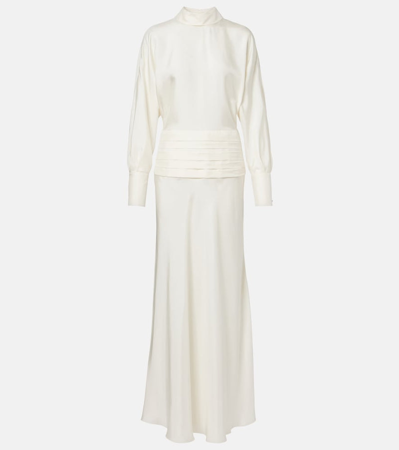 Róhe Silk gown in Cream