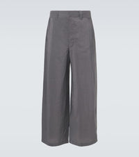 Lemaire Silk-blend barrel-leg pants