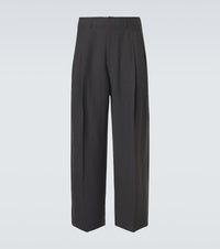 Lemaire Pleated gabardine wide-leg pants