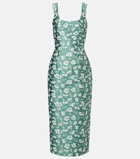 Markarian Numa brocade midi dress