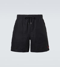 Polo Ralph Lauren Linen Shorts Black