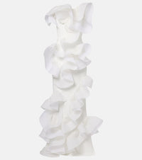 Maticevski Indulgence ruffled bustier gown