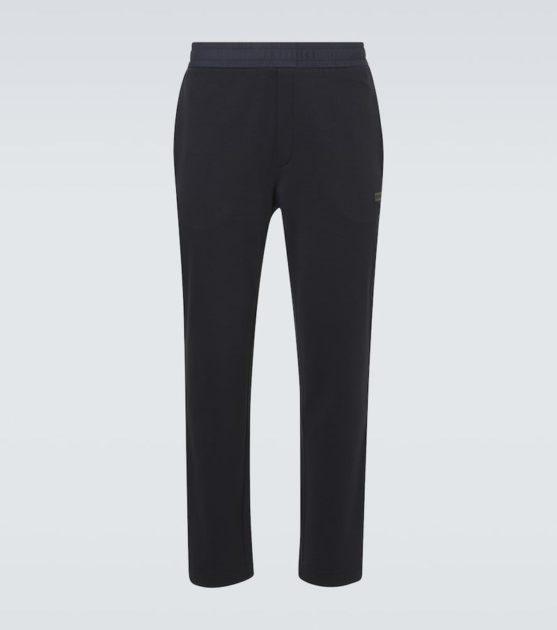 Moncler Cotton-blend fleece sweatpants