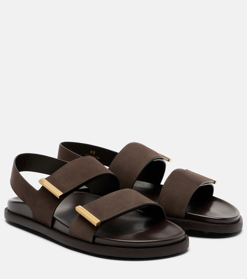 Tod\'s Suede slingback sandals
