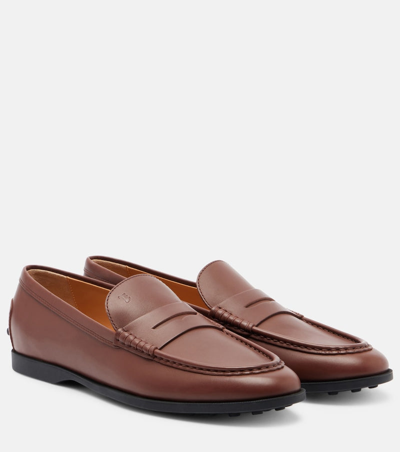 Tod\'s Gommino leather penny loafers