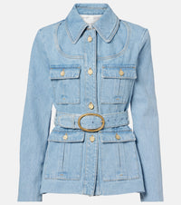 Nina Ricci Belted denim jacket