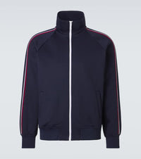 Saint Laurent Cotton-blend track jacket