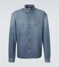 Saint Laurent Cassandre denim shirt