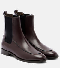 Max Mara Mirto leather Chelsea boots