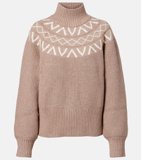 Varley Marcie ribbed-knit turtleneck sweater