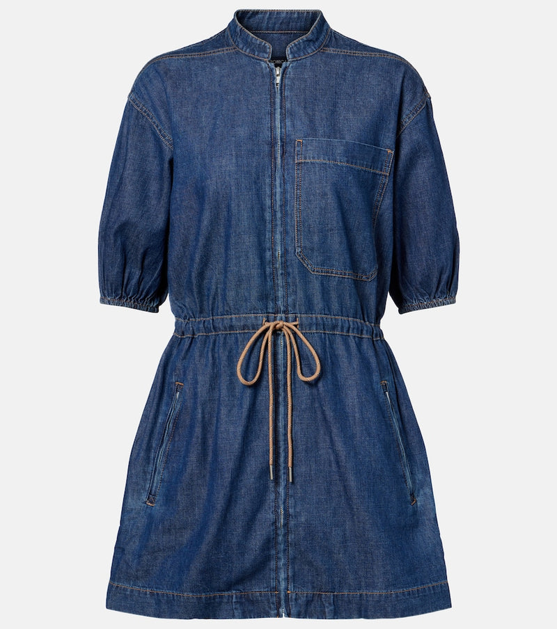 Veronica Beard Akerman denim minidress in City Stroll