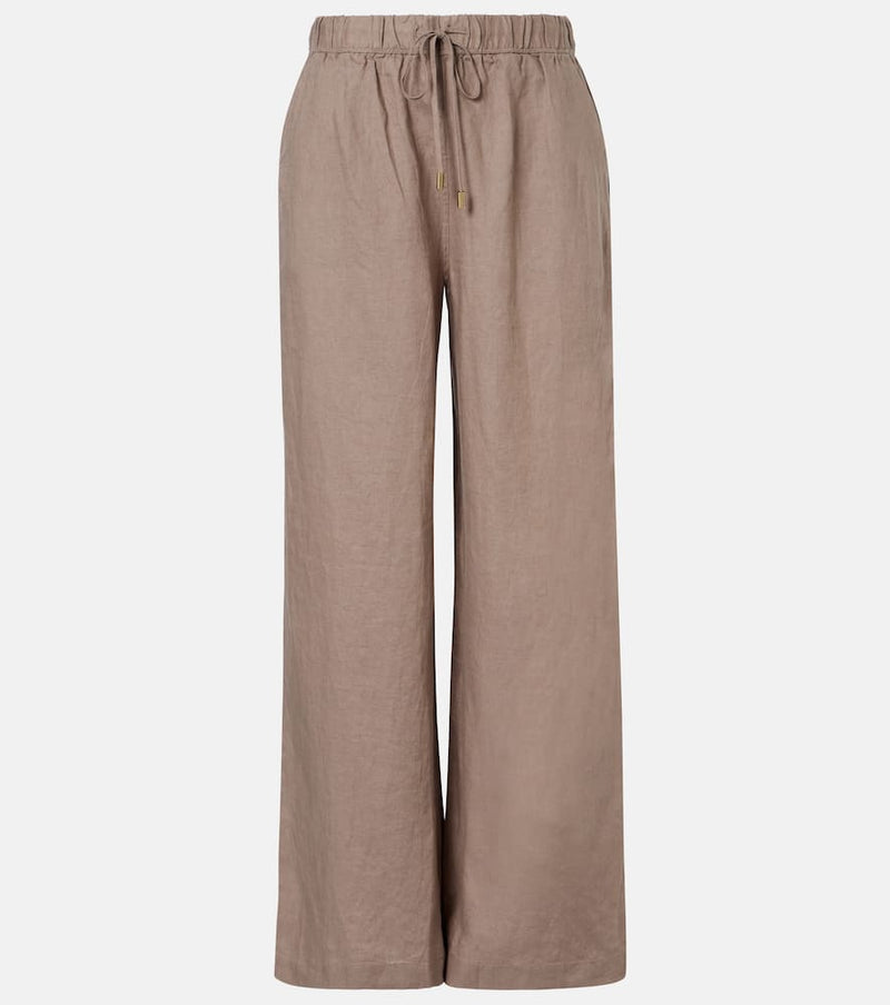 Heidi Klein Zakynthos linen wide-leg pants