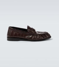 Saint Laurent Le Loafer leather penny loafers