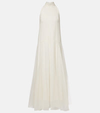 Brunello Cucinelli Monili silk maxi dress