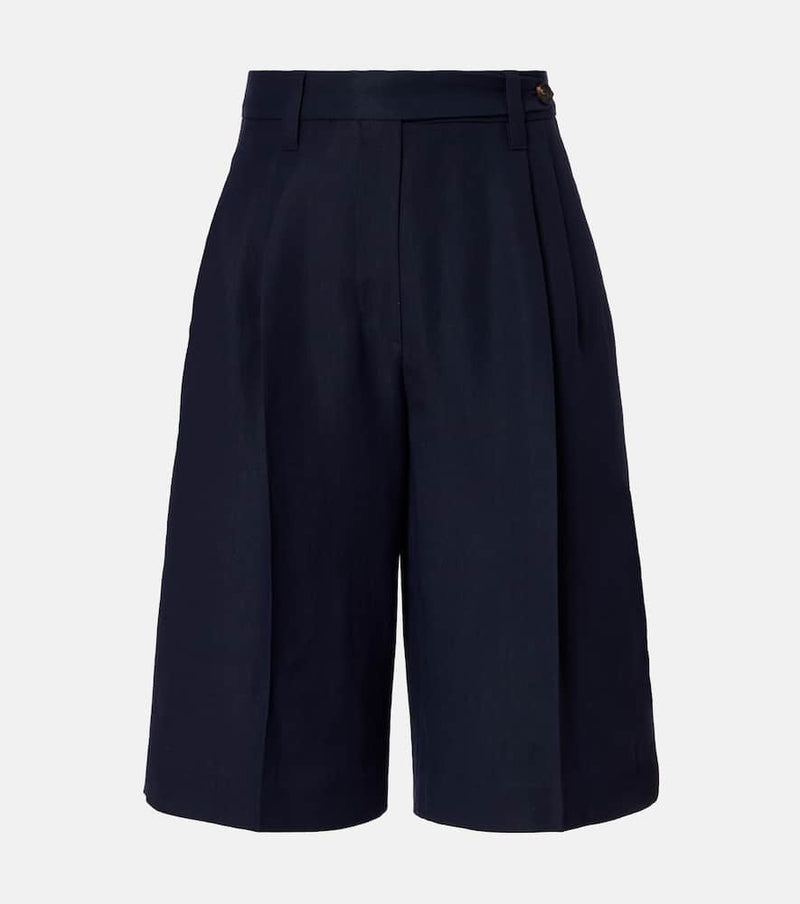 Brunello Cucinelli Monili twill Bermuda shorts