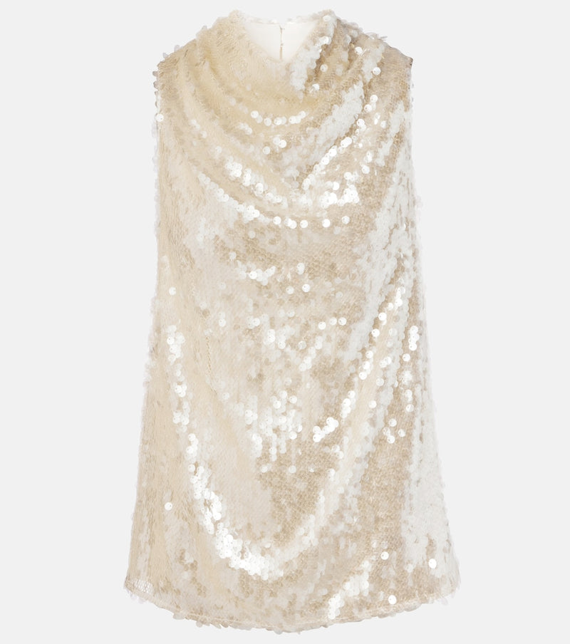 Altuzarra Sequined top