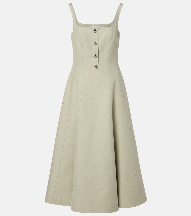 Altuzarra Orrie cotton-blend midi dress