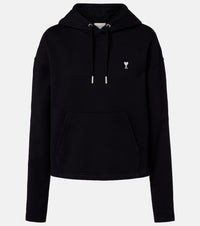 Ami Paris Ami de Cour cotton jersey hoodie