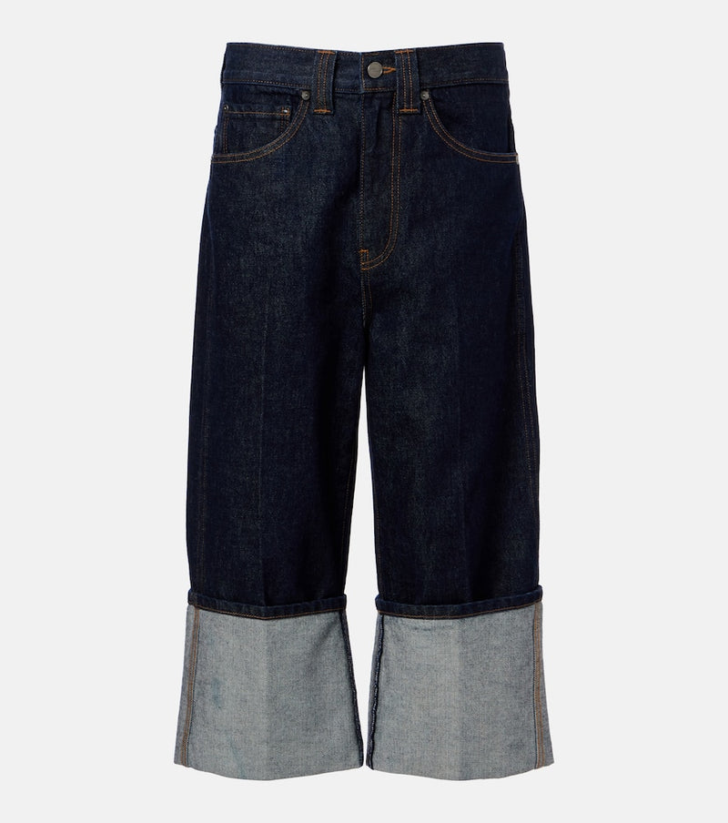 Khaite Boyle cropped straight jeans