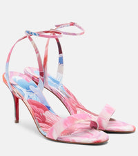 Christian Louboutin Miss Z 80 floral sandals