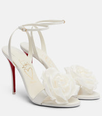 Christian Louboutin Miss Z Flora leather sandals