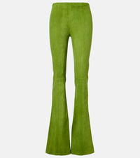 Stouls Gege suede flared pants